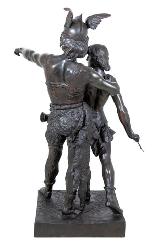 Emile Laporte "King of the Gauls and Son" Bronze (9634360230195)