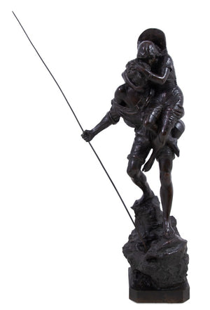 Ettore Ximenes "The Pilgrims" Bronze Sculpture (9635596697907)