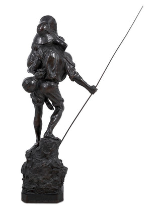 Ettore Ximenes "The Pilgrims" Bronze Sculpture (9635596697907)