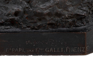 Ettore Ximenes "The Pilgrims" Bronze Sculpture (9635596697907)
