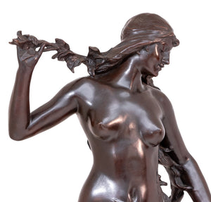 Edouard Drouot "Daphne" Bronze Sculpture (9634370650419)