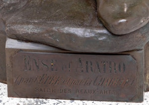 Emile Boisseau "Ense et Aratro" Patinated Bronze for Tiffany & Co. (9638318833971)