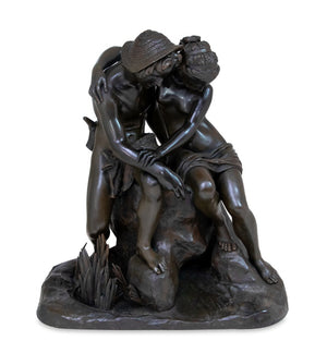 Paul Joseph Gayrard "Daphnis and Chloe" Bronze (9651098452275)