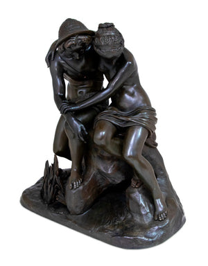Paul Joseph Gayrard "Daphnis and Chloe" Bronze (9651098452275)