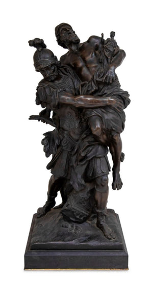 Pierre Lepautre "Aeneas Carrying Anchises" Bronze (9649925652787)