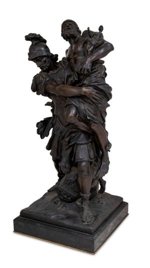 Pierre Lepautre "Aeneas Carrying Anchises" Bronze (9649925652787)
