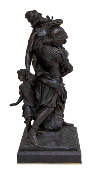 Pierre Lepautre "Aeneas Carrying Anchises" Bronze (9649925652787)