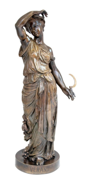 Etienne Stella "Verano" Patinated Bronze Sculpture (9651085803827)
