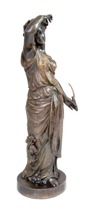 Etienne Stella "Verano" Patinated Bronze Sculpture (9651085803827)