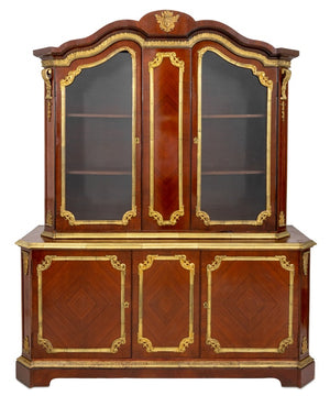 Louis XV Style Ormolu Mounted Kingwood Bookcase (9643007246643)