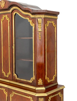 Louis XV Style Ormolu Mounted Kingwood Bookcase (9643007246643)