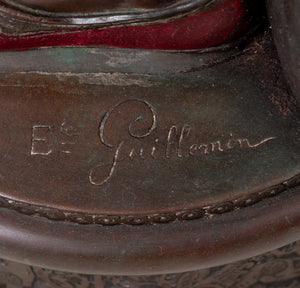 Emile Guillemin "The Falconer" Patinated Bronze (9641732768051)