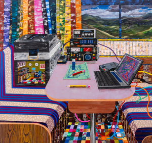 Jeremy Couillard "Control Room" Oil on Canvas (9618808078643)