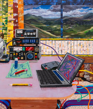 Jeremy Couillard "Control Room" Oil on Canvas (9618808078643)