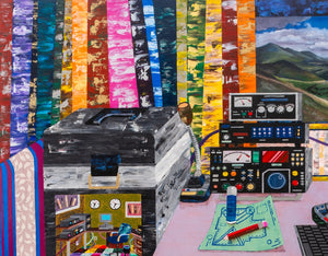 Jeremy Couillard "Control Room" Oil on Canvas (9618808078643)