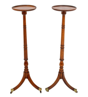 Pair of George III Mahogany Torchieres (9762785788211)