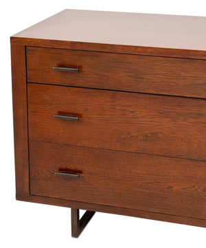 Mid-Century Modern Style Stained Wood Sideboard (9735636484403)
