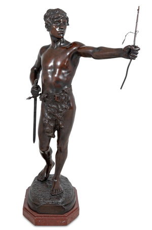 Luis Domenech "Aui Victori" Spelter Sculpture (9647754805555)