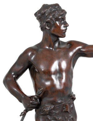 Luis Domenech "Aui Victori" Spelter Sculpture (9647754805555)