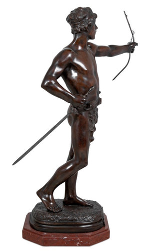 Luis Domenech "Aui Victori" Spelter Sculpture (9647754805555)