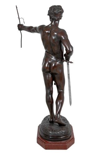 Luis Domenech "Aui Victori" Spelter Sculpture (9647754805555)