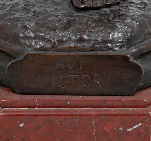 Luis Domenech "Aui Victori" Spelter Sculpture (9647754805555)