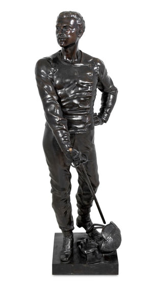 Luca Madrassi "The Fencer" Patinated Bronze (9647752773939)
