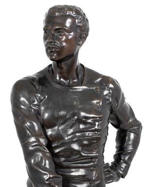 Luca Madrassi "The Fencer" Patinated Bronze (9647752773939)