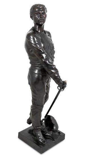 Luca Madrassi "The Fencer" Patinated Bronze (9647752773939)