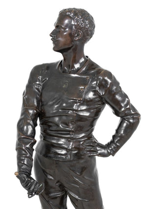 Luca Madrassi "The Fencer" Patinated Bronze (9647752773939)