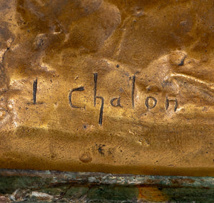 Louis Chalon "Valkyrie" Gilt Bronze Sculpture (9669412946227)