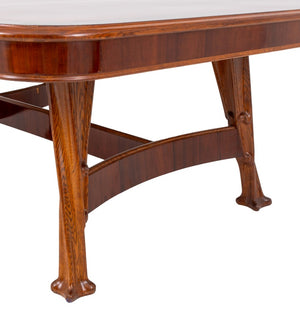 Louis Majorelle Art Nouveau Mahogany Dining Table (9636958765363)
