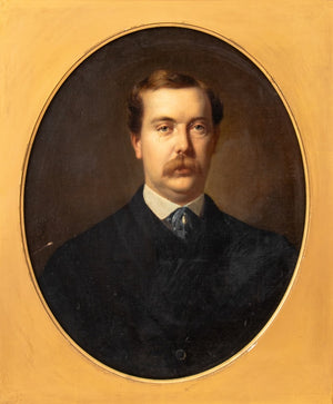 Etienne Billet Portrait of William H. Fitch Oil on Canvas (9648818487603)