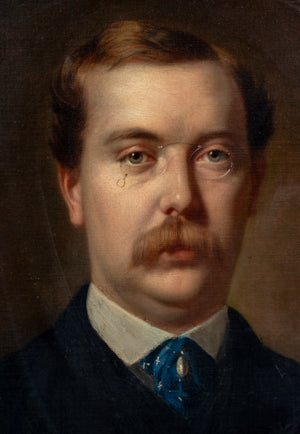 Etienne Billet Portrait of William H. Fitch Oil on Canvas (9648818487603)