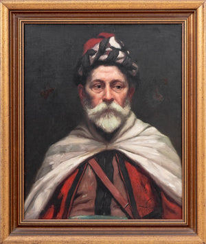 French School Portrait of an Ottoman Oil on Canvas (9648849355059)