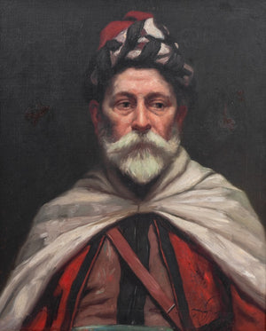 French School Portrait of an Ottoman Oil on Canvas (9648849355059)