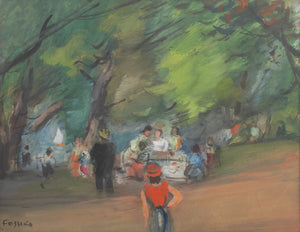 Josef Foshko Picnic Watercolor on Paper (9615789752627)
