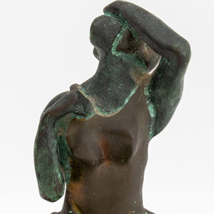 Illegibly Signed Ballerina Bronze Sculpture, 1988 (9771767890227)