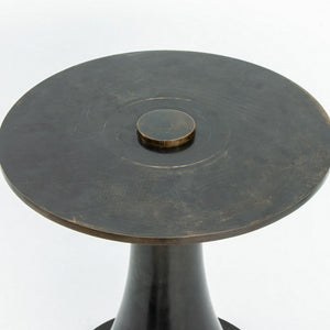Japanese Ikebana Bronze Side Table (9767141867827)