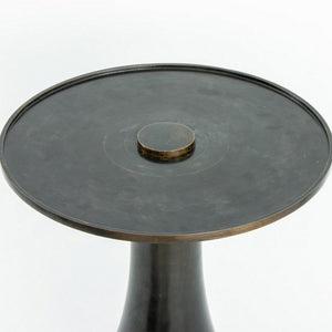 Japanese Ikebana Bronze Side Table (9767141867827)