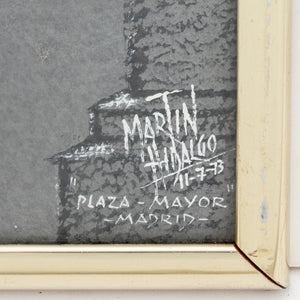 Martin Hidalgo "Plaza Mayor, Madrid" Mixed Media (9771754291507)