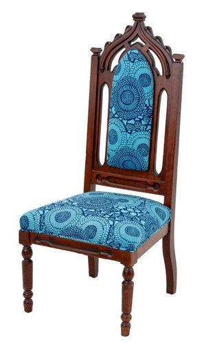 Gothic Revival Custom Upholstered Hall Chair (9802349150515)