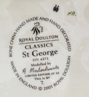 Royal Doulton Porcelain Figure of Saint George (9819940225331)