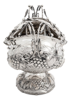 Italian Sterling Repousse Footed Centerpiece (9702575604019)
