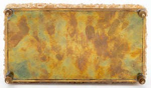 Crystal Encrusted Brass Covered Table Box (9802367074611)