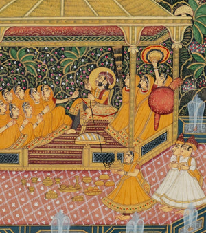 Persian Illuminated Miniature Gouache on Paper (9802439098675)