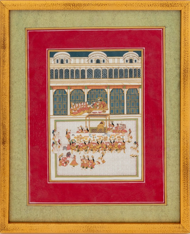 Persian Illuminated Miniature Gouache on Paper