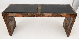 Paul Evans Patchwork Console Table (9821173842227)