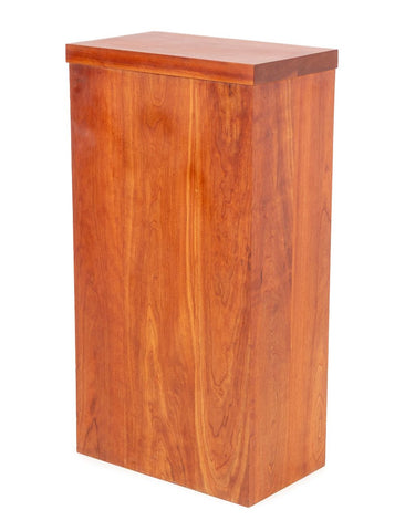 Mid-Century Modern Walnut Pedestal
