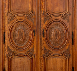 Louis XVI Provincial Ornamental Armoire, 18th Century (9818601947443)
